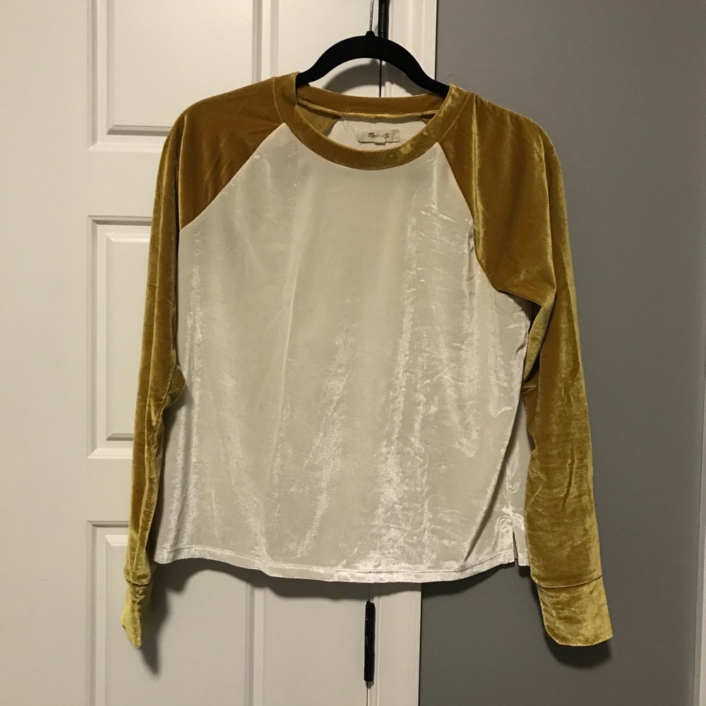 Madewell Velour 3/4 length Long Sleeve